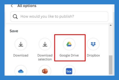 How to Save a Canva Design to Google Drive (2025 Guide)