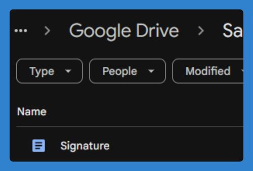 How to Add a Signature in Google Drive (2025 Update)