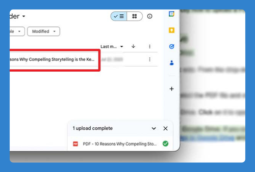 How to Upload a PDF to Google Drive (Easiest Way in 2025)
