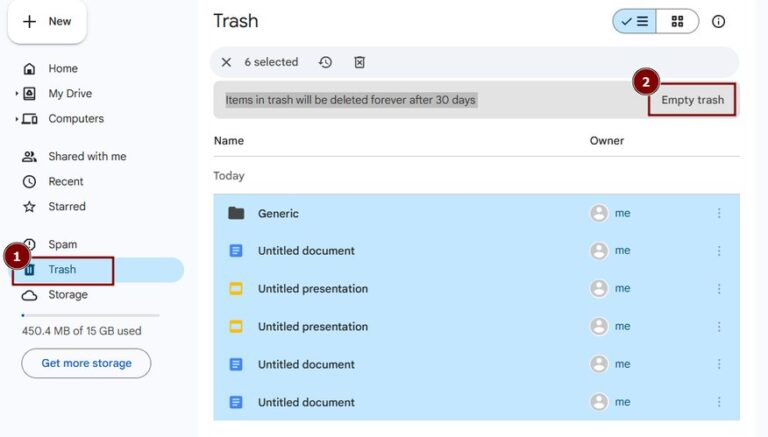 How to Delete All Files at Once in Google Drive (2025 Update)